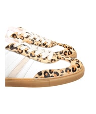 SERAFINI COURT Sneakers in pelle white milk leopard - Scarpe Donna - 7