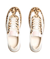 SERAFINI COURT Sneakers in pelle white milk leopard - Scarpe Donna - 3