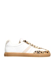 SERAFINI COURT Sneakers in pelle white milk leopard - Scarpe Donna - 6