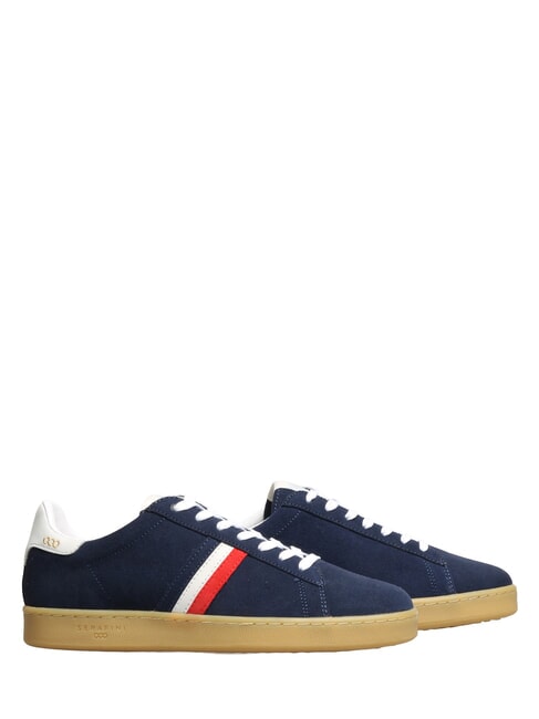 MC ENROE Sneakers in pelle blue white red - Scarpe Uomo