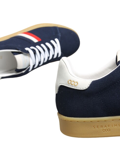 MC ENROE Sneakers in pelle blue white red - Scarpe Uomo