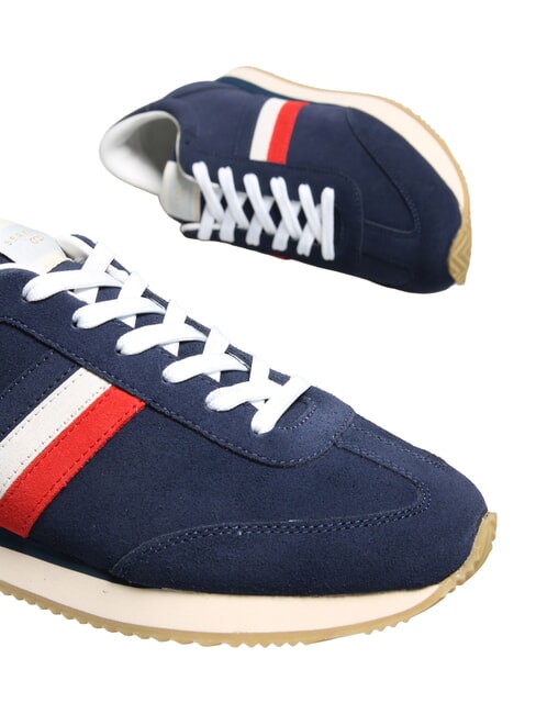 ROME Sneakers in pelle blue france red - Scarpe Uomo