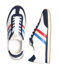 SERAFINI ROME Sneakers in pelle white blue france - Scarpe Uomo - 3