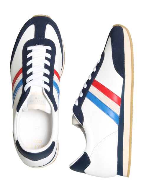 ROME Sneakers in pelle white blue france - Scarpe Uomo