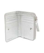 COCCINELLE TASSEL Portacarte in pelle martellata con nappina SILVER - Portafogli Donna - 2