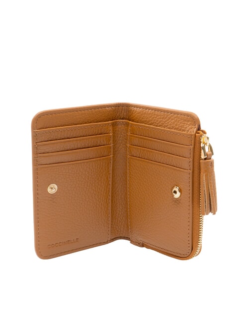 TASSEL Portacarte in pelle martellata con nappina CUIR - Portafogli Donna