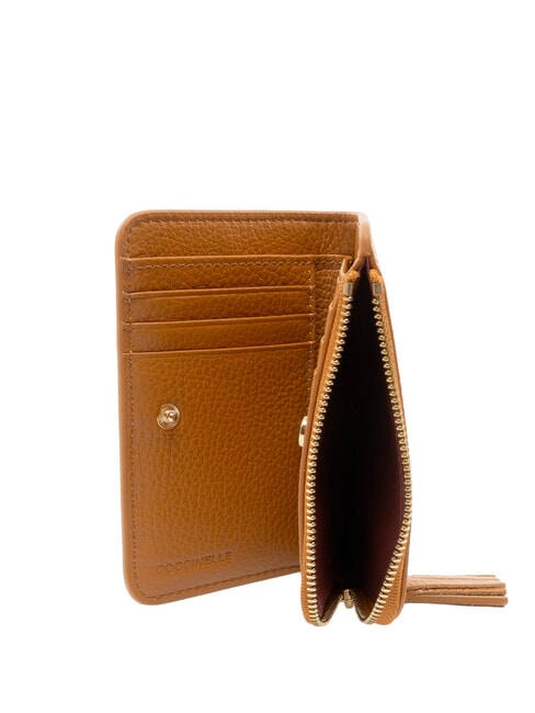 TASSEL Portacarte in pelle martellata con nappina CUIR - Portafogli Donna