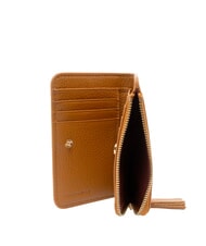 COCCINELLE TASSEL Portacarte in pelle martellata con nappina CUIR - Portafogli Donna - 4