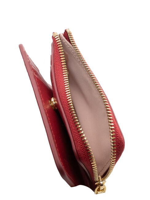 METALLIC PATENT Portafoglio in pelle sangria - Portafogli Donna