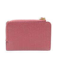 COCCINELLE TASSEL Portacarte in pelle martellata con nappina rosewood - Portafogli Donna - 3