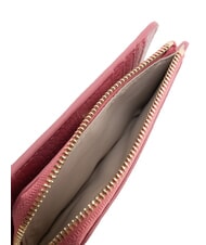COCCINELLE TASSEL Portacarte in pelle martellata con nappina rosewood - Portafogli Donna - 4