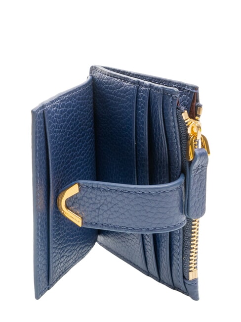 DEW Porta carte in pelle con portamonete royal blue - Portafogli Donna