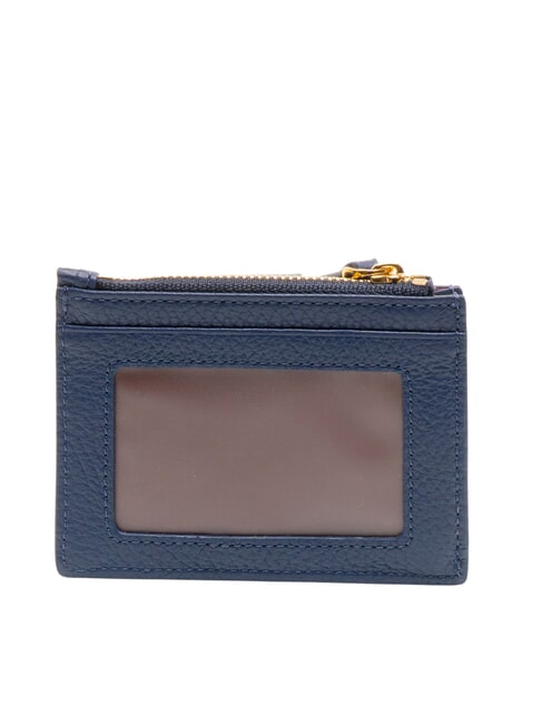 DEW Porta carte in pelle con portamonete royal blue - Portafogli Donna