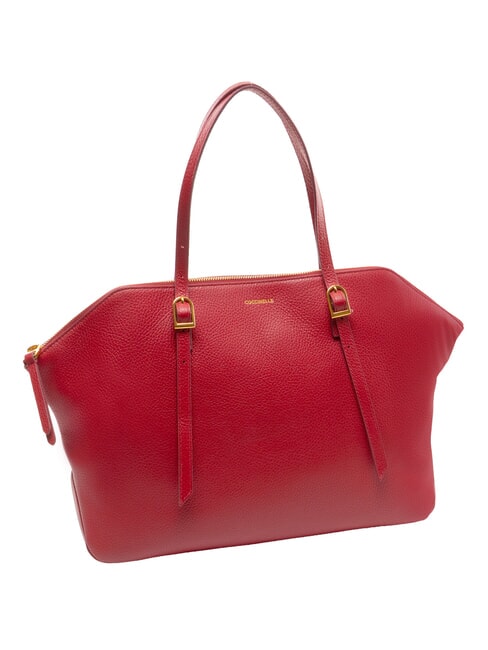 CHERRY Borsa a spalla, in pelle sangria - Borse Donna