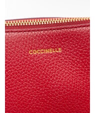 COCCINELLE CHERRY Borsa a spalla, in pelle sangria - Borse Donna - 3