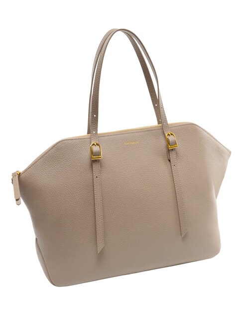 CHERRY Borsa a spalla, in pelle warm taupe - Borse Donna