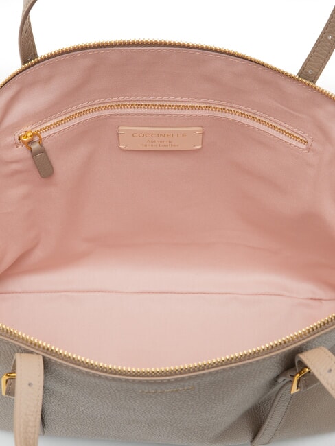CHERRY Borsa a spalla, in pelle warm taupe - Borse Donna