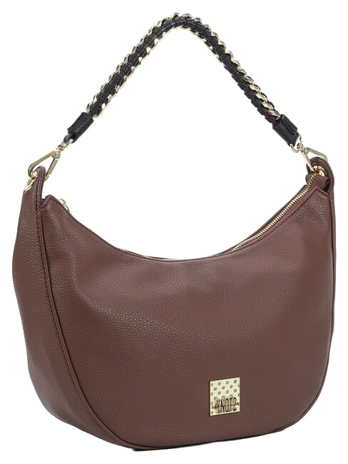 RACHEL Borsa mezzaluna grande con tracolla nut - Borse Donna