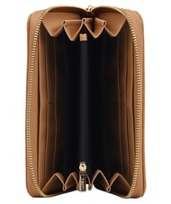 YNOT LOVERS Portafoglio grande zip around caramel - Portafogli Donna - 3
