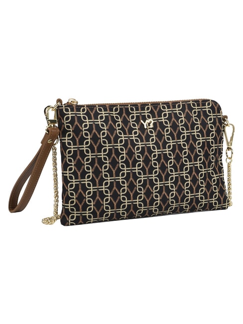 AUDREY Pochette con polsierina a tracollina tabacco - Borse Donna