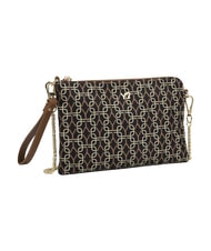 YNOT AUDREY Pochette con polsierina a tracollina tabacco - Borse Donna - 2
