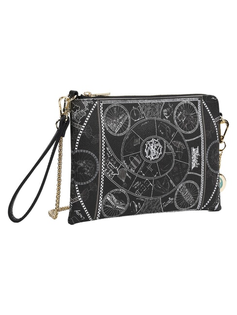 FASHIONOPOLY Pochette con polsierina a tracollina NERO - Borse Donna