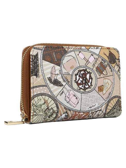 FASHIONOPOLY Portafoglio medio, zip around sand - Portafogli Donna