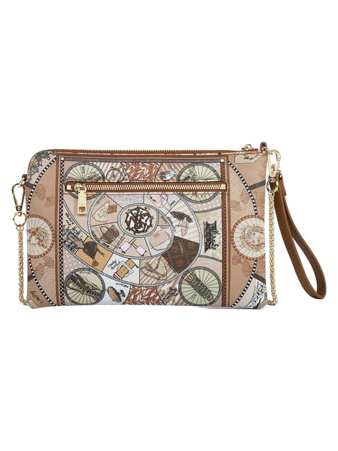 FASHIONOPOLY Pochette con polsierina a tracollina sand - Borse Donna