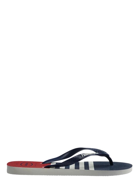 TOP NAUTICAL Infradito white/marine blue/apache red - Scarpe Uomo