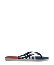 HAVAIANAS TOP NAUTICAL Infradito white/marine blue/apache red - Scarpe Uomo - 2