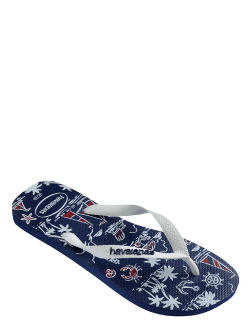 TOP NAUTICAL Infradito navy/navy/white - Scarpe Uomo