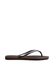 HAVAIANAS SLIM SQUARE Infradito punta quadrata darkbro - Scarpe Donna - 2