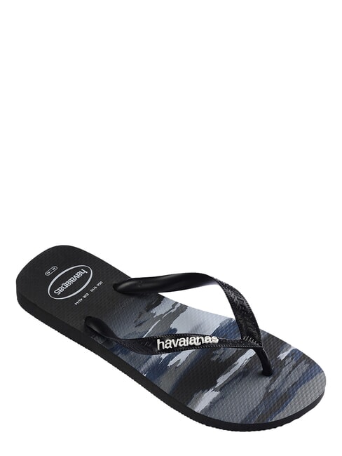 TOP CAMU Infradito BLACK/WHITE - Scarpe Unisex