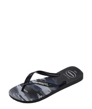 HAVAIANAS TOP CAMU Infradito BLACK/WHITE - Scarpe Unisex - 4