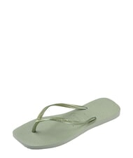 HAVAIANAS SLIM SQUARE Infradito punta quadrata smoke green - Scarpe Donna - 3