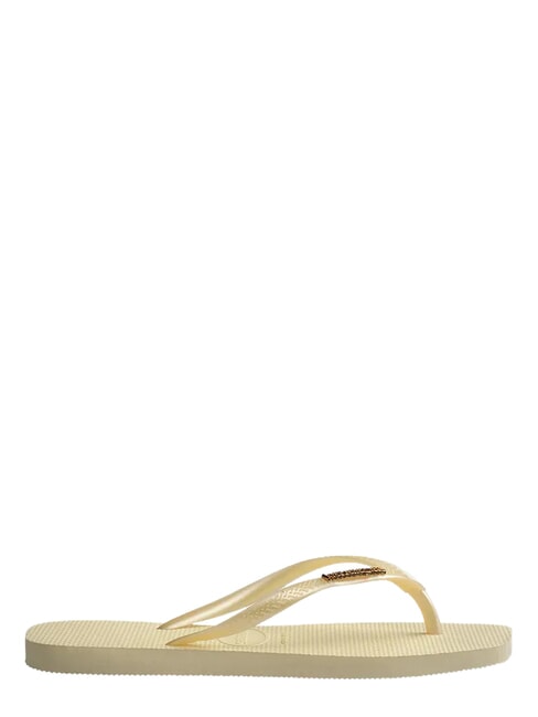 SQUARE LOGO Infradito buttercream - Scarpe Donna