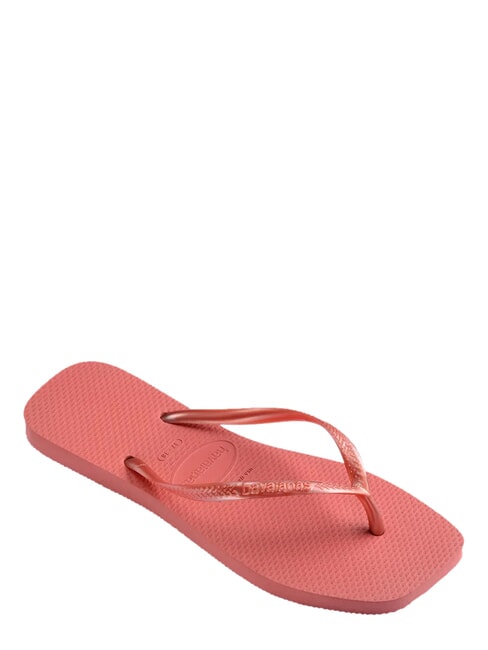 SLIM SQUARE Infradito punta quadrata canyon clay - Scarpe Donna