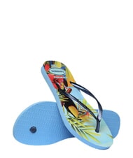 HAVAIANAS  Infradito SLIM TROPICAL blue/blue - Scarpe Donna - 4