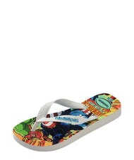 HAVAIANAS TOP MARVEL 2 Infradito WHITE/WHITE/BLUE - Scarpe Bambino - 3