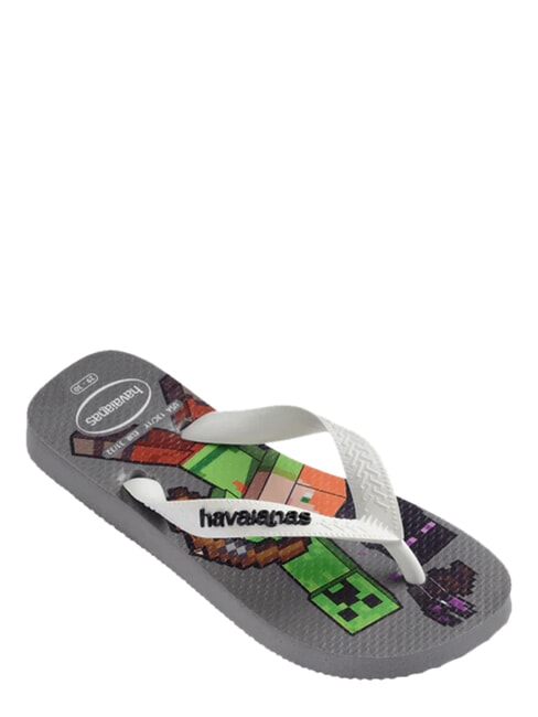 MINECRAFT Infradito steel grey/white - Scarpe Bambino