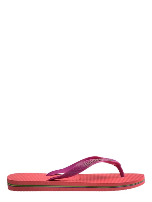 BRASIL LOGO Infradito  coral/pink - Scarpe Unisex