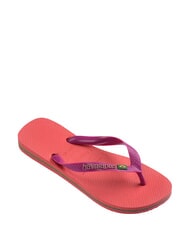 HAVAIANAS BRASIL LOGO Infradito  coral/pink - Scarpe Unisex - 3