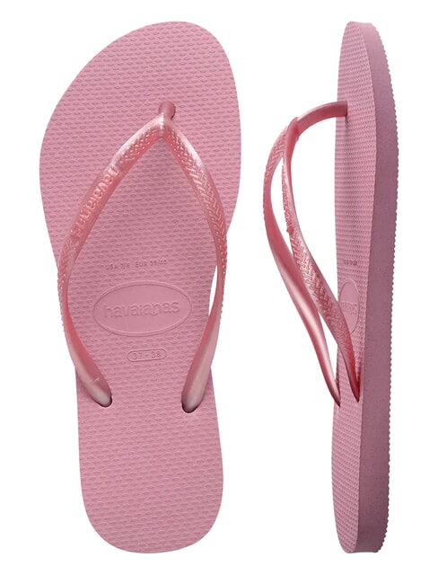 SQUARE LOGO Infradito rose chiffom - Scarpe Donna