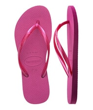 HAVAIANAS SLIM Infradito metallic pink gum - Scarpe Donna - 5