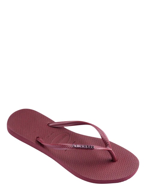 SLIM LOGO Infradito amaranth - Scarpe Donna
