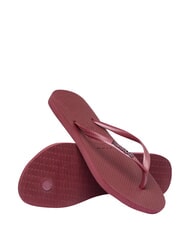 HAVAIANAS SLIM LOGO Infradito amaranth - Scarpe Donna - 4
