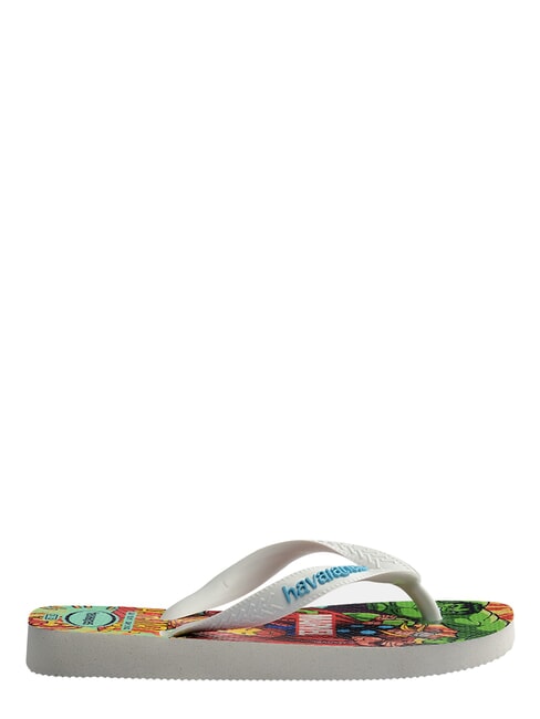 TOP MARVEL 2 Infradito WHITE/WHITE/BLUE - Scarpe Bambino