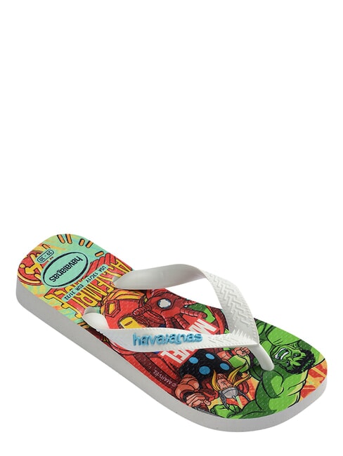 TOP MARVEL 2 Infradito WHITE/WHITE/BLUE - Scarpe Bambino