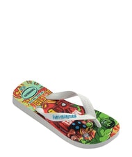 HAVAIANAS TOP MARVEL 2 Infradito WHITE/WHITE/BLUE - Scarpe Bambino - 4