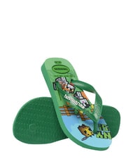 HAVAIANAS MINECRAFT Infradito green 4 - Scarpe Bambino - 4